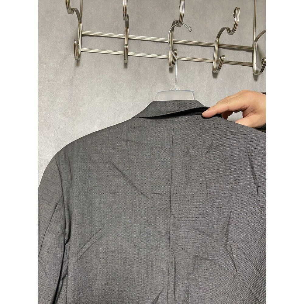 Ralph Lauren Suit Men 44R Gray 2B Wool Career Office Pants Business 40X28 Luxury - Picture 6 of 16